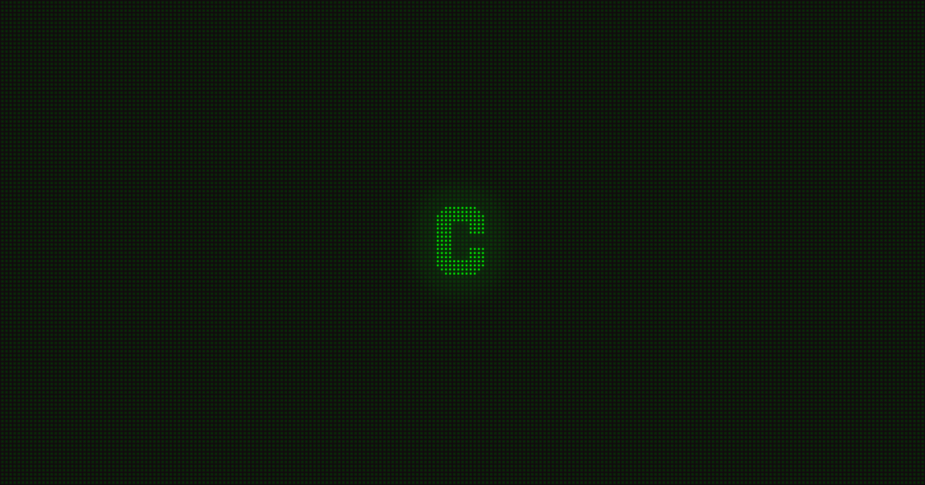 Green "Code Embeddings" text displayed in a LED dot style on a black background, evoking a futuristic and technological atmos